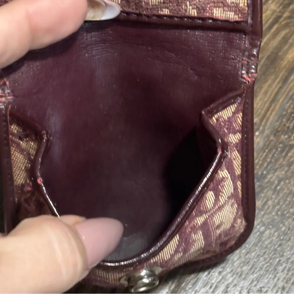 Dior classic Monogram Coin Pouch vintage